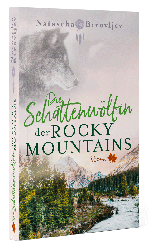 Die Schattenwoelfin der Rocky Mountains